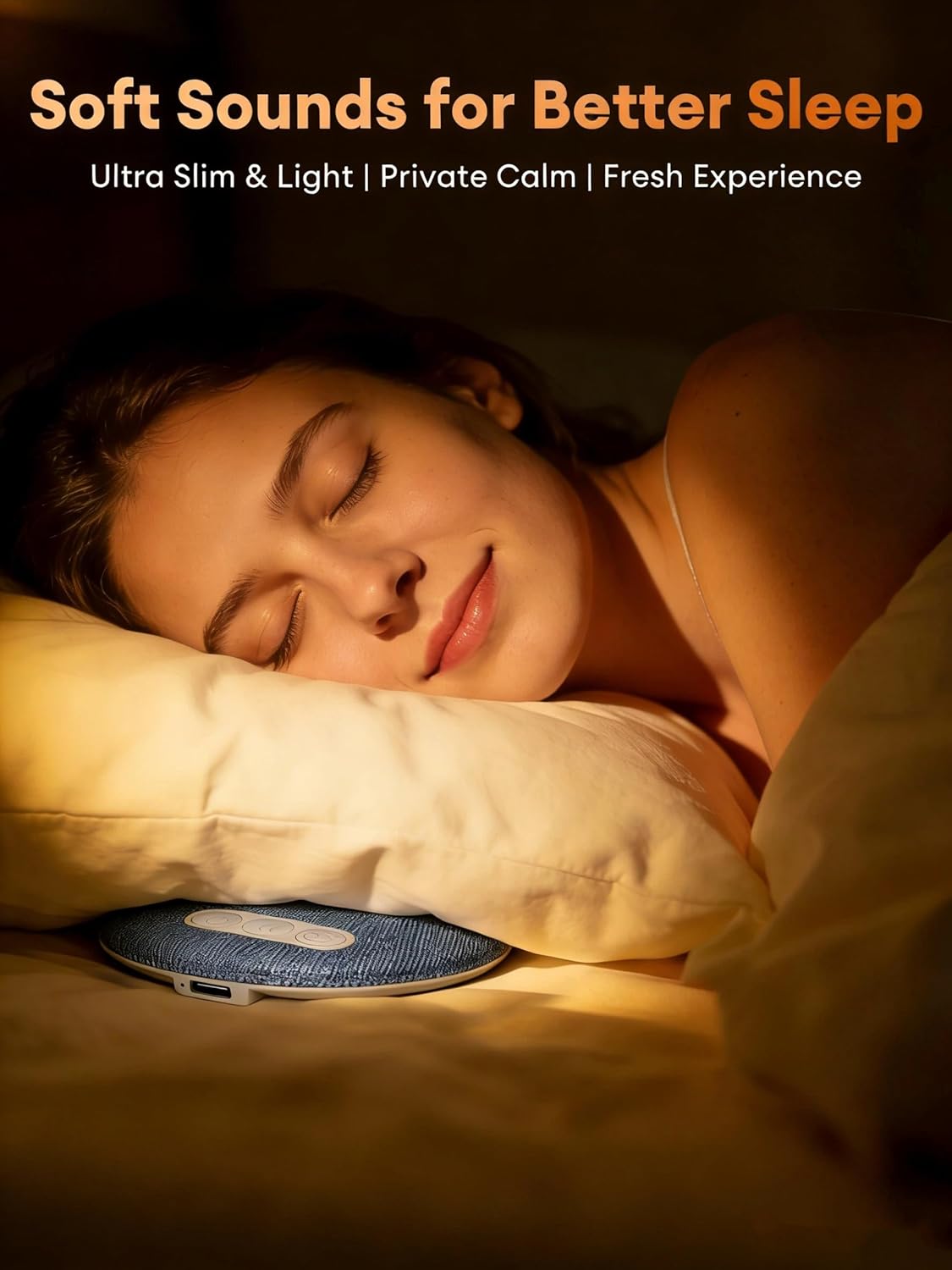 🎵 Ultra-Thin Music Pillow Speaker