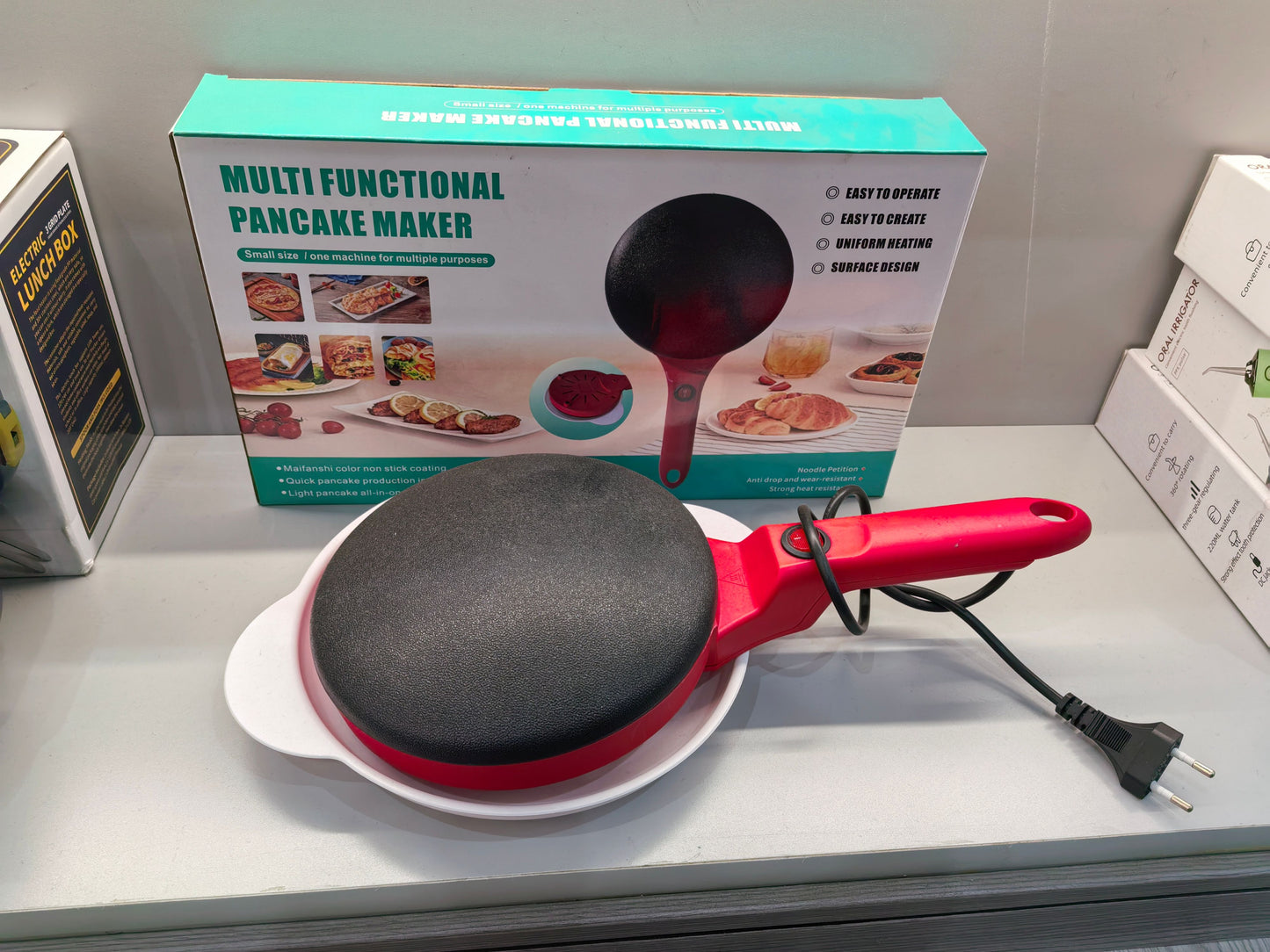 Electric Chapati Maker with Non-Stick Coating