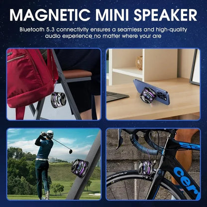 Magnetic Cyber Bluetooth 5.3 Speaker